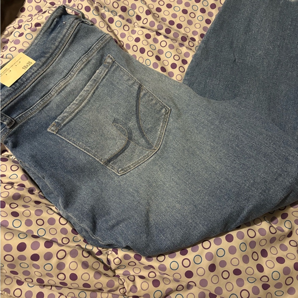 Plus Size KanCan Mid Rise Open Ripped Frayed Hem Skinny Jean - Picture 3 of 7